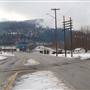 CPR Train Crossing at Pine St. WINTER