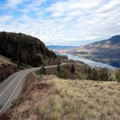 Highway 1 along Kamloops Lake