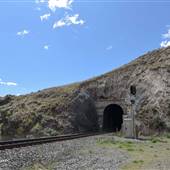 Ashcroft Indian Band - CN & CP Train Tracks & Tunnel West Side of Thompson River