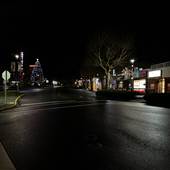 Shoppers Row- Christmas Nighttime