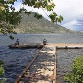 Highway 5A Kamloops-Merritt 106c - Rest Area, Pull-out and Dock at Nicola Lake