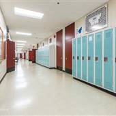 Valleyview Sec School 02B - West Hallway & Classrooms (Sciences)