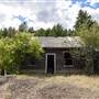 Log House Homestead and Large Fields in Fraser River Valley