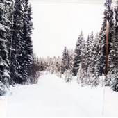 Chuwhels Lake Rd & Frozen Lake WINTER