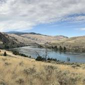CNR & CPR Train Tracks Kamloops Lake at Thompson River near Steelhead Park