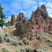 Johnson Road Red Rock Formations on Craig Ranch in Deadman Valley
