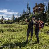 Grizzly Hut in Monashee Mountain Range