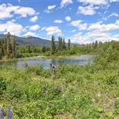 Blue River near Mike Wiegele Helicopter Skiing Resort Helipad #9