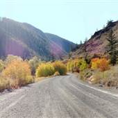 Big Bar Ferry Road to Big Bar and Fraser River