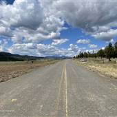 Meadow Creek Road formerly Highway 97D on Mullin Ranch - West to East