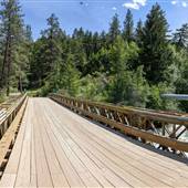 Spencer Road North along Fraser River Valley - Stein River Bridge & Fields