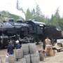 2141 Steam Train on CNR Tracks at Hiwan Ranch